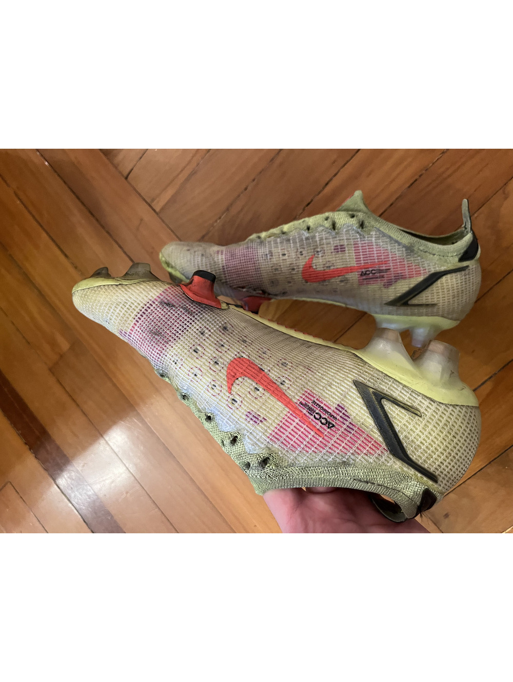 Nike Mercurial Vapor 14 Elite FG Soccer Cleats US Size 9.5 (read desc)